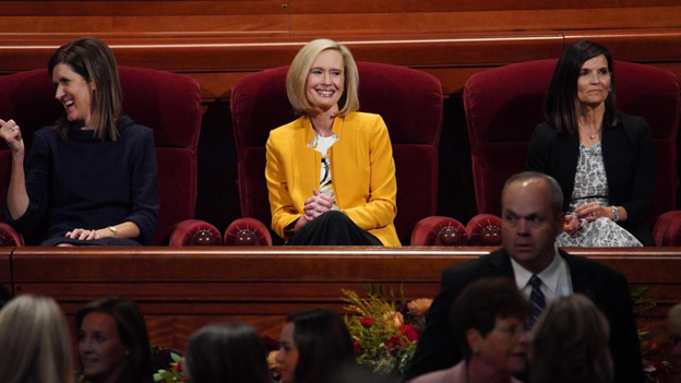Sister Bonnie H. Cordon, Young Women general president of The Church of Jesus Christ of Latter-day Saints, at the 189th Semiannual General Conference October 5, 2019.